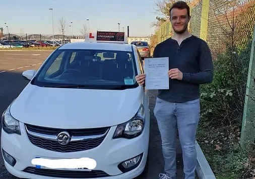 Successful driving test pass certificate held by student 11 who learned with Jo Learn To Drive driving school