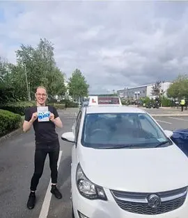 Successful driving test pass certificate held by student 7 who learned with Jo Learn To Drive driving school